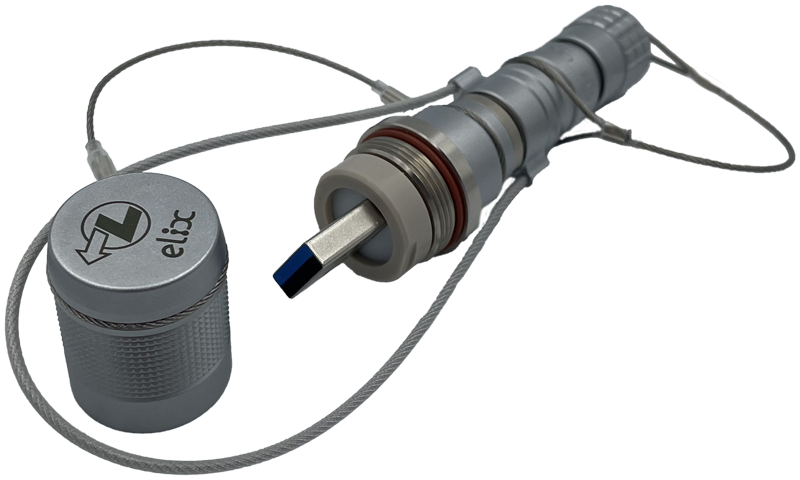 Rugged dual-interface USB storage